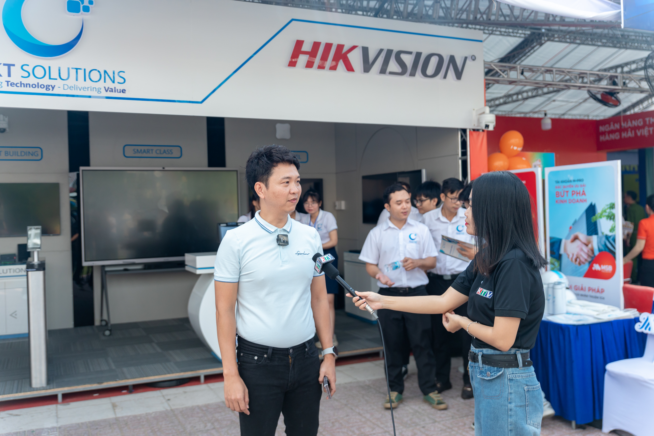 KTV phỏng vấn HKT Solutions tại ngày hội công nghệ số tỉnh khánh hòa 2024