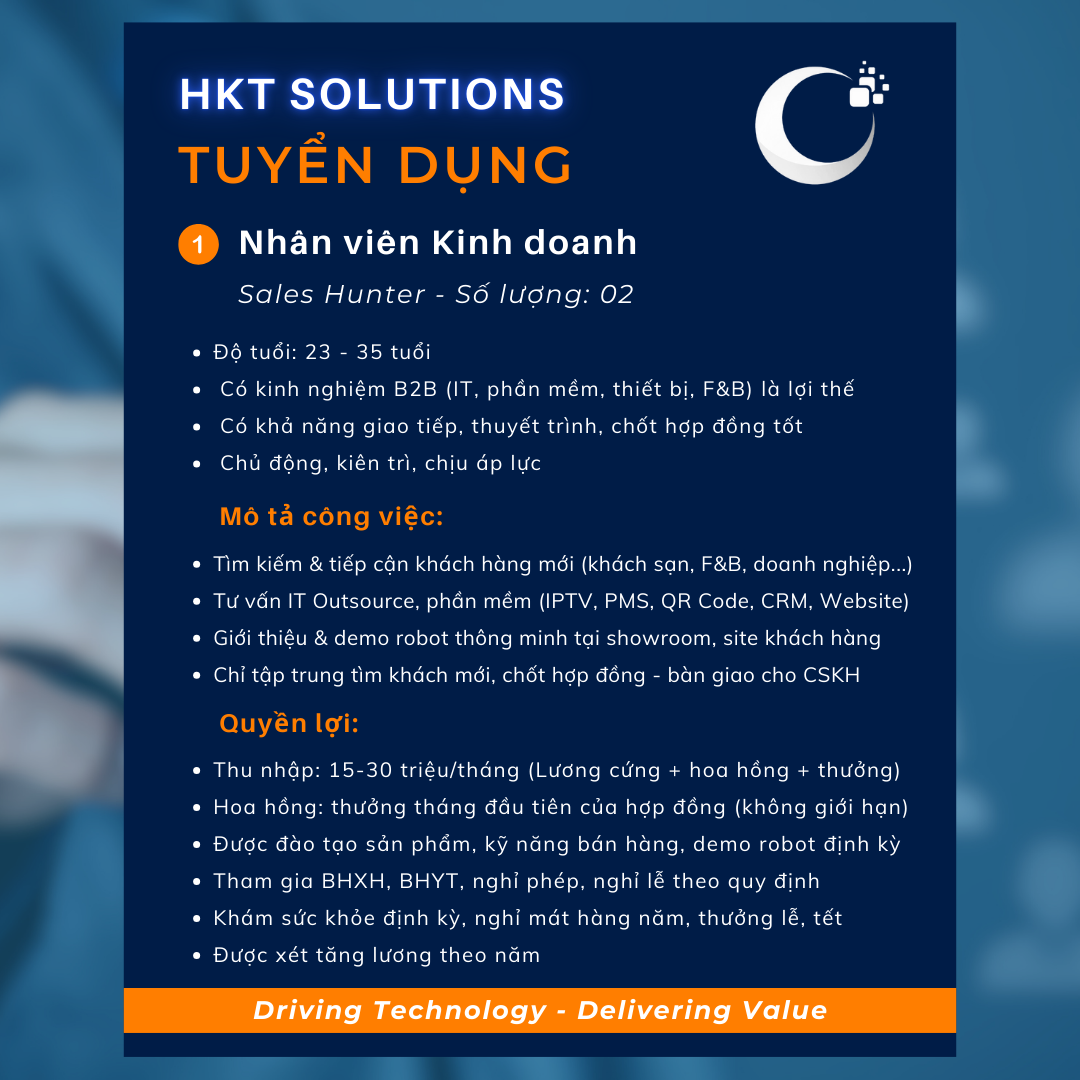 tuyển dụng nhân viên kinh doanh